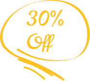 30% off discount badge