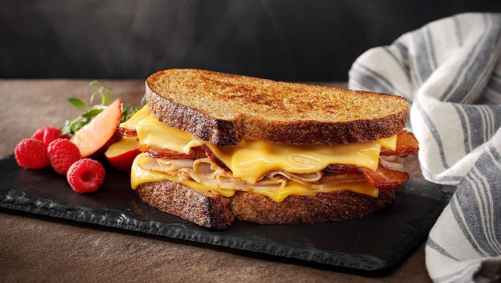 The Ultimate Hangover Burger: Egg in a Hole Burger Grilled Cheese