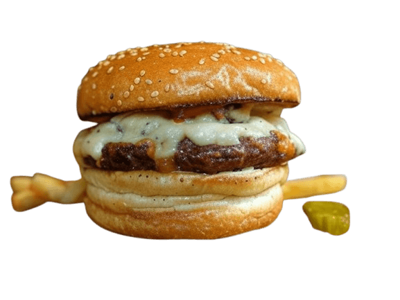 Buffalo Blue Cheese Burger