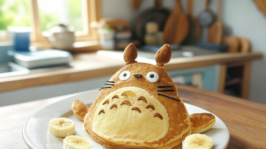 Totoro Pancake Food Art